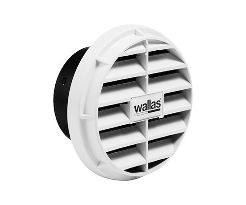 Wallas Uitblaasmond inwendig afsluitbaar, &Oslash; 75mm WIT - 50003411w 01 small - 50003411W