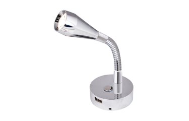 B&Aring;TSYSTEM Wandlamp LEIA SX1 USB Chroom