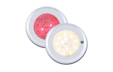 B&Aring;TSYSTEM Inbouwspot Pinto met wit en rood LED verlichting