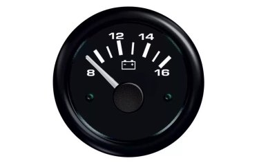UFLEX Voltmeter Ultra Black