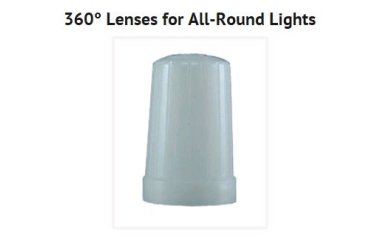 Perko 360&ordm; lens wit insteektoplicht