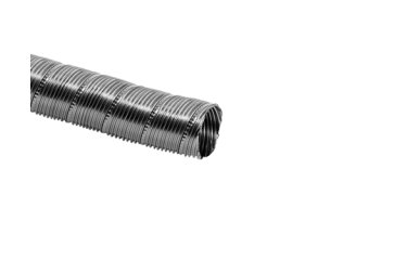 WALLAS RVS uitlaatslang, &Oslash; 28mm